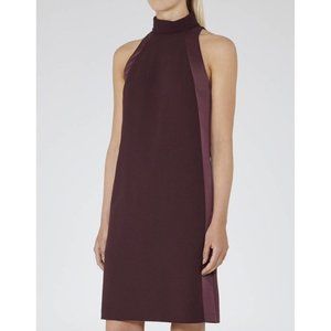 Reiss Kaelin Purple Cocktail Dress Pockets
